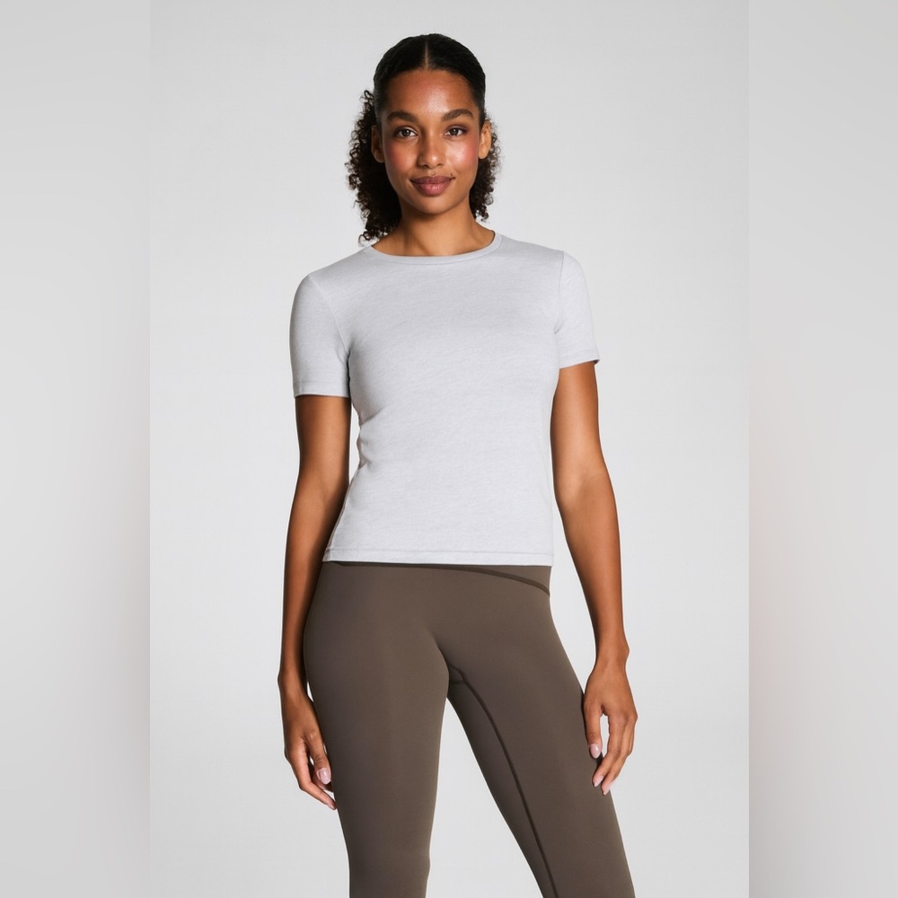 Spanx | Cotton Compression Undershirt in Gray Siz… - image 1